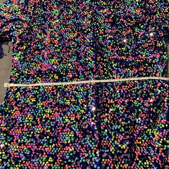 Sequin Multicolor Mini Dress - Picture 7 of 7